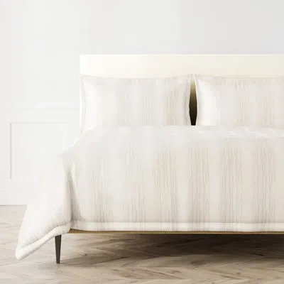 Ann Gish Shoreline Duvet Set In Pearl