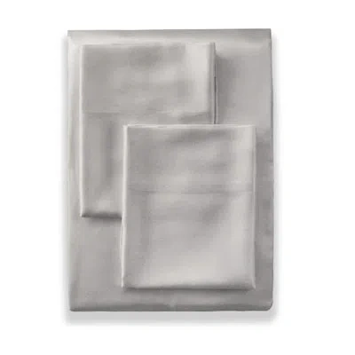 Ann Gish Silk Charmeuse Sheet Set In Silver