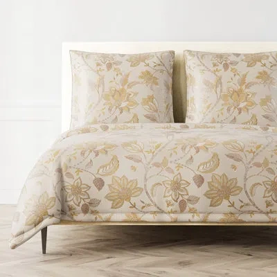 Ann Gish The Met X  Bramshill Bramshill Duvet In Gold,pumice