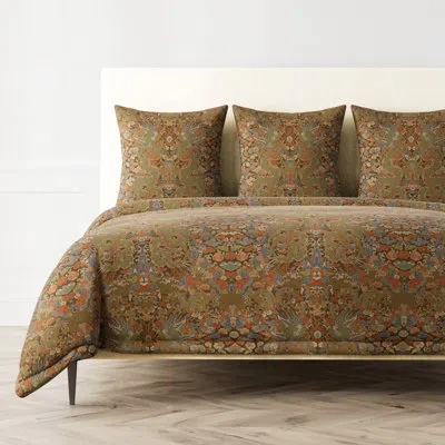 Ann Gish The Met X  Dragon Duvet In Brown