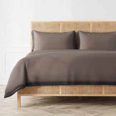 Ann Gish The Met X  Lover's Kimono Duvet Cover In Charcoal