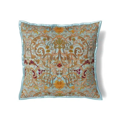 Ann Gish The Met X  Venezia Polyester Square Pillow In Blue