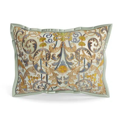 Ann Gish The Met X  Venezia Rectangular Pillow In Sage