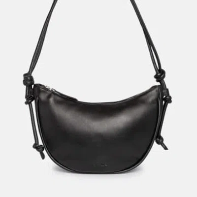 Ann Kurz Black Nappa Leather Bag