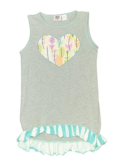 Pre-owned Ann Loren Kids' Dress In Gray