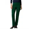 Ann Mashburn Alice Pant In Forest Crepe In Green