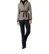 Ann Mashburn Amelia Blazer In Brown/red/gold Glen Plaid In Multi