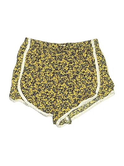 Pre-owned Ann Mashburn Athletic Shorts In Yellow