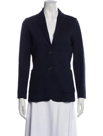 Pre-owned Ann Mashburn Blazer In Blue