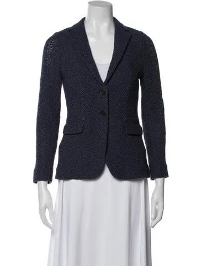 Pre-owned Ann Mashburn Blazer W/ Tags In Blue