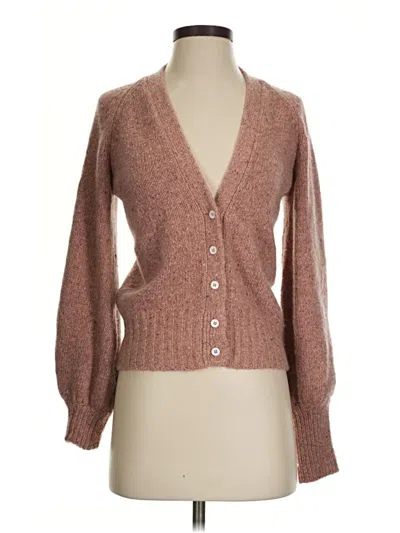 Pre-owned Ann Mashburn Cardigan Sweater In Brown