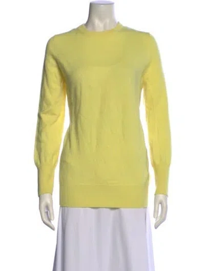 Pre-owned Ann Mashburn Cashmere Crew Neck Sweater In Multi