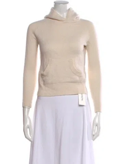 Pre-owned Ann Mashburn Cashmere Crew Neck Sweater In Neutral