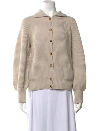 Pre-owned Ann Mashburn Cashmere Sweater In Neutrals