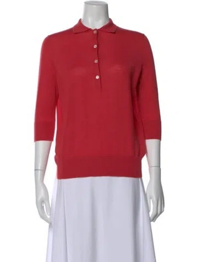 Pre-owned Ann Mashburn Cashmere Sweater In Pink