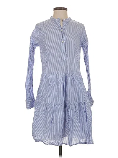 Pre-owned Ann Mashburn Casual Dress In Blue