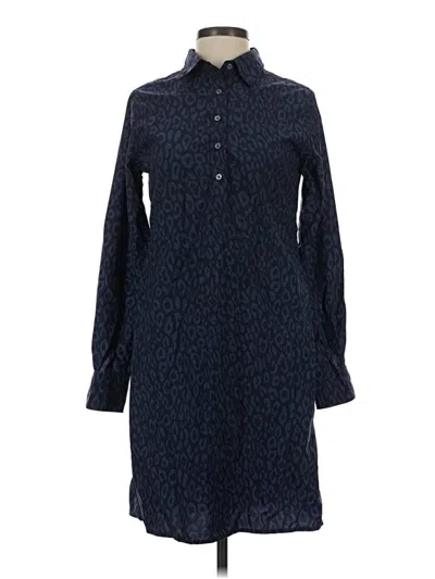 Pre-owned Ann Mashburn Casual Dress In Blue