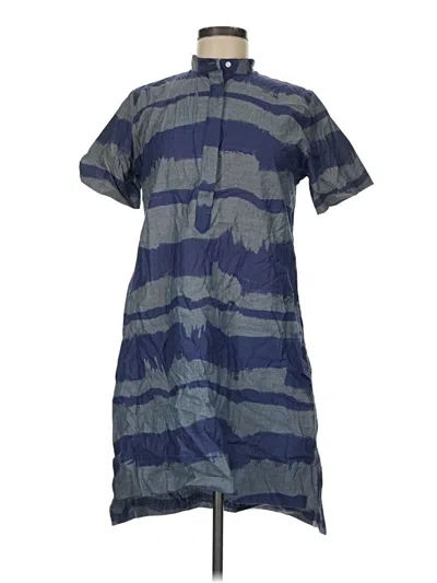 Pre-owned Ann Mashburn Casual Dress In Blue