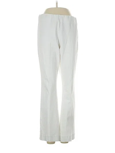 Pre-owned Ann Mashburn Casual Pants In Ivory