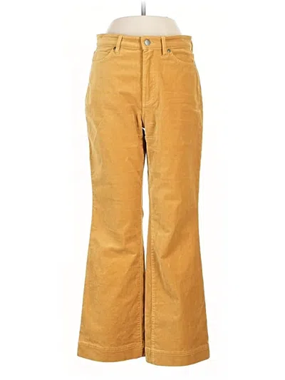Pre-owned Ann Mashburn Casual Pants In Yellow