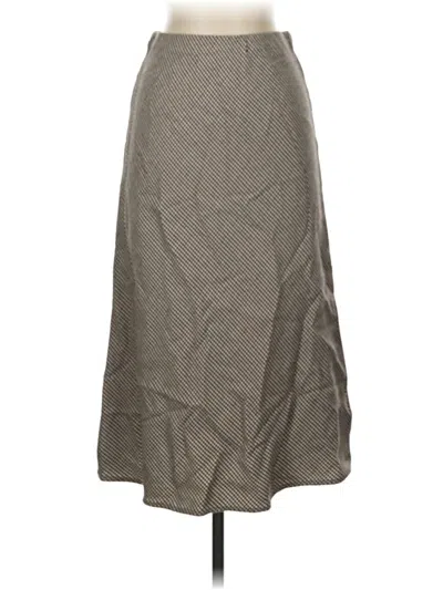 Pre-owned Ann Mashburn Casual Skirt In Gray