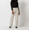 Ann Mashburn Coco Pocket Pants In Stone In White