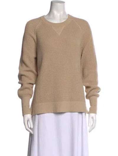 Pre-owned Ann Mashburn Crew Neck Sweater In Neutral