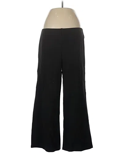 Pre-owned Ann Mashburn Dress Pants In Black
