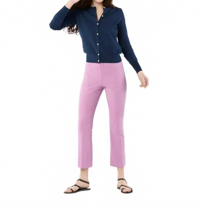 Ann Mashburn Faye Flare Cropped Pant In Orchid In Purple