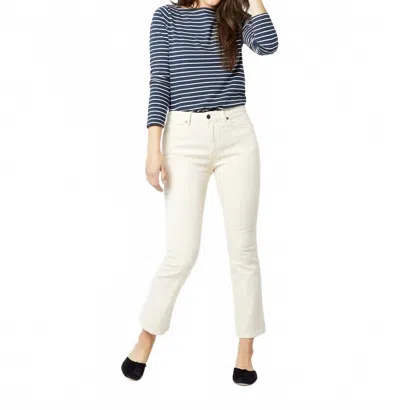 Ann Mashburn Flare Cropped Jean In Natural In White