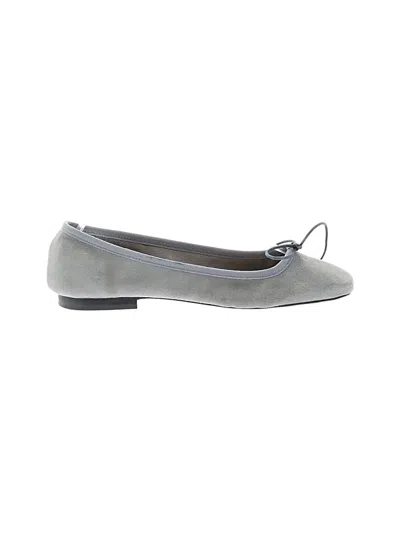 Pre-owned Ann Mashburn Flats In Gray