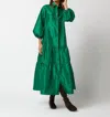 ANN MASHBURN ISLA SHIRTDRESS IN GREEN