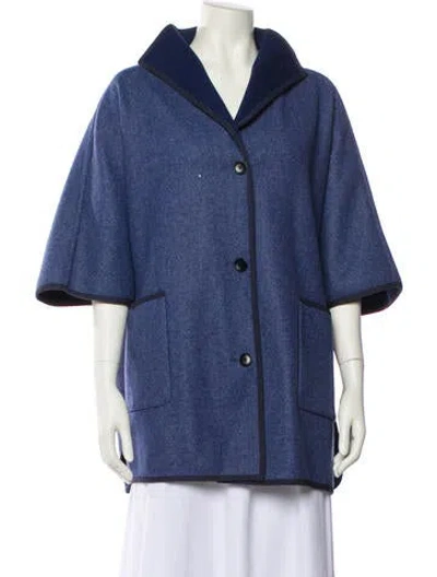 Pre-owned Ann Mashburn Jacket In Blue
