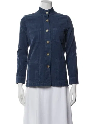 Pre-owned Ann Mashburn Jacket In Blue