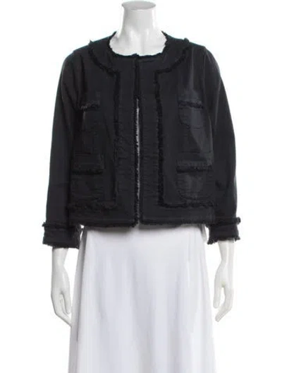 Pre-owned Ann Mashburn Jacket In Blue