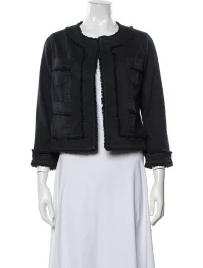Pre-owned Ann Mashburn Jacket In Blue