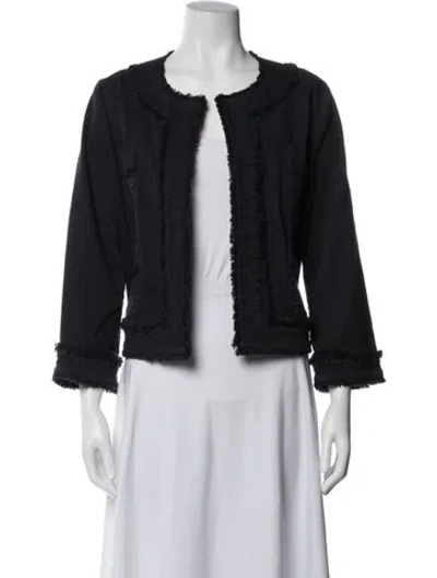 Pre-owned Ann Mashburn Jacket In Blue