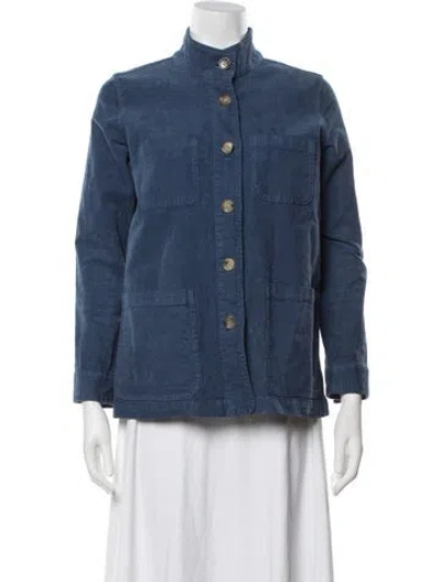 Pre-owned Ann Mashburn Jacket In Blue
