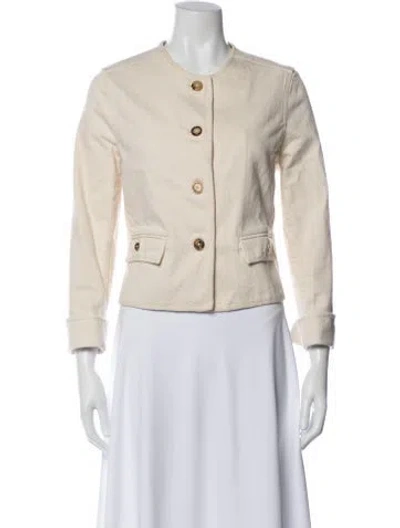 Pre-owned Ann Mashburn Jacket In Neutral