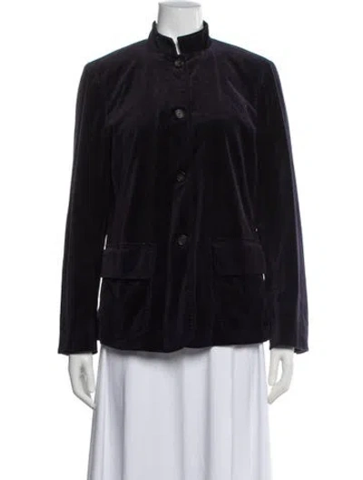 Pre-owned Ann Mashburn Jacket In Purple