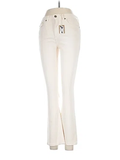 Pre-owned Ann Mashburn Jeans In Ivory