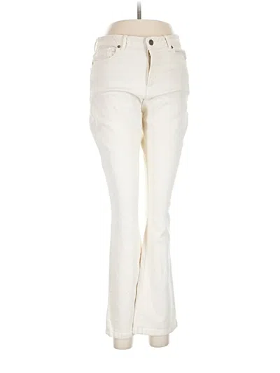 Pre-owned Ann Mashburn Jeans In Ivory