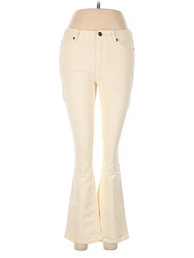 Pre-owned Ann Mashburn Jeans In White