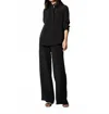 Ann Mashburn Kelly Pant In Black Silk In Black