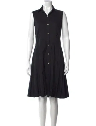 Pre-owned Ann Mashburn Knee-length Dress In Black