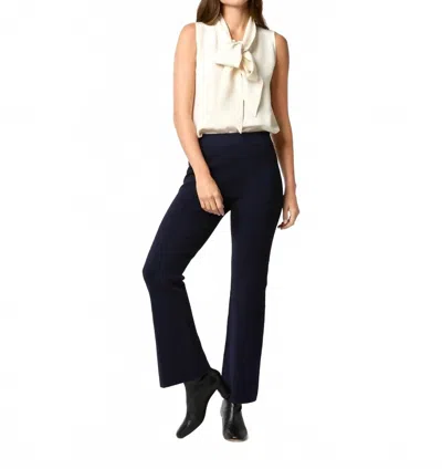 Ann Mashburn Lara Pants In Navy Sumpia In Black