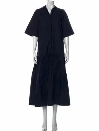 Pre-owned Ann Mashburn Long Dress In Blue