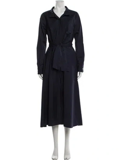 Pre-owned Ann Mashburn Long Dress In Blue