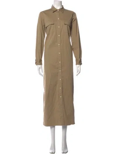 Pre-owned Ann Mashburn Long Dress In Neutrals
