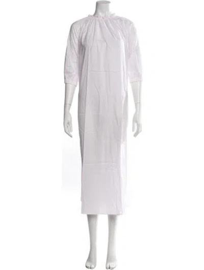 Pre-owned Ann Mashburn Long Dress In Pink